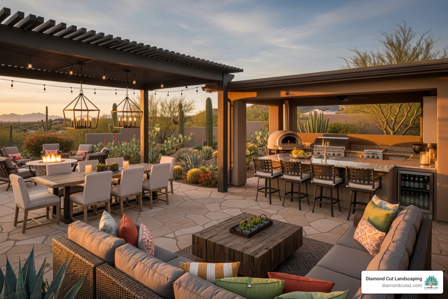 Functional outdoor living space