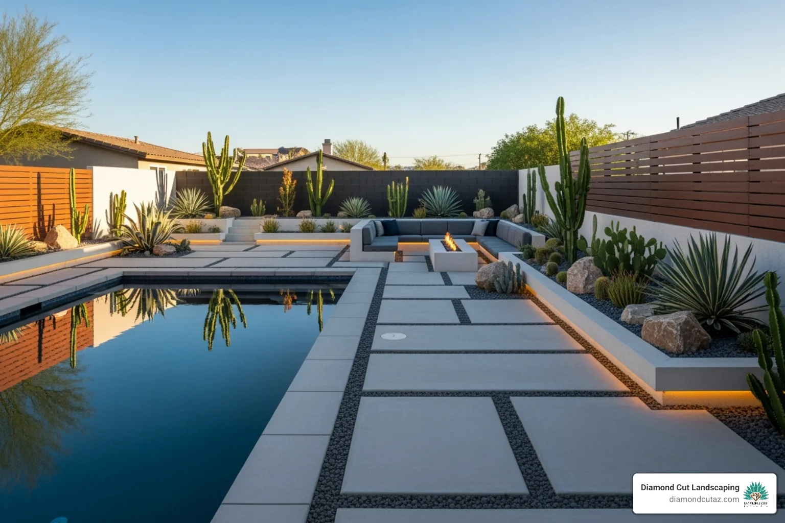 3D landscape design rendering